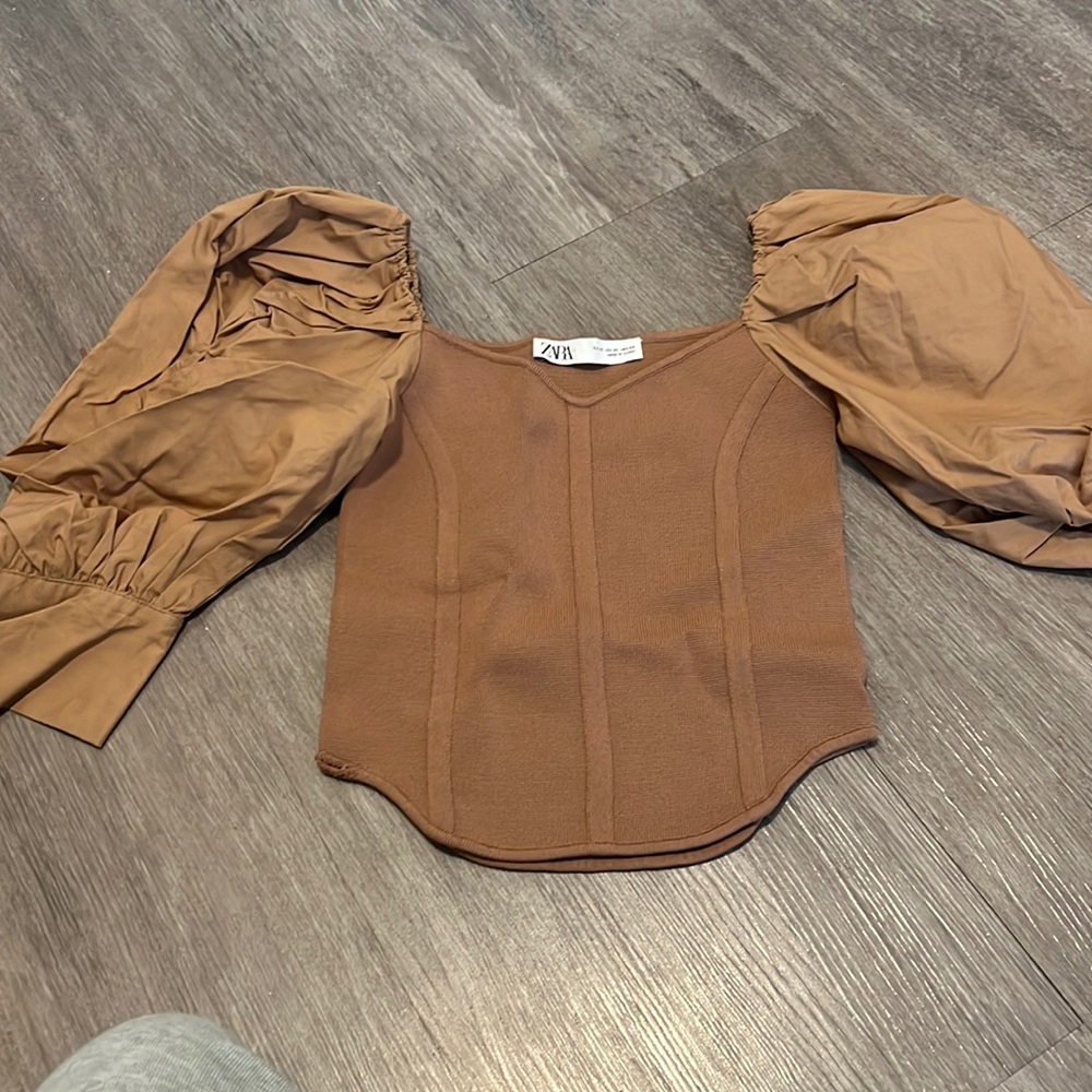 Zara Puff Sleeve Top